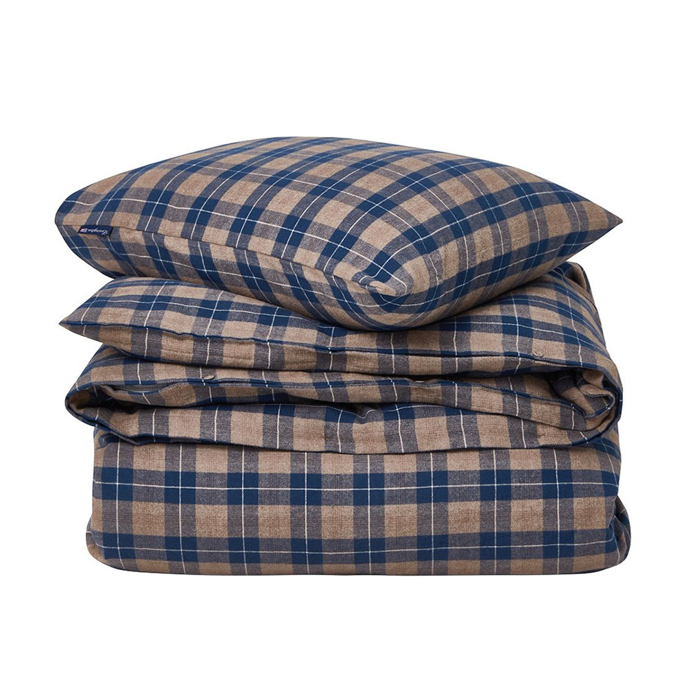 Lexington Checked Cotton Flannel Påslakanset